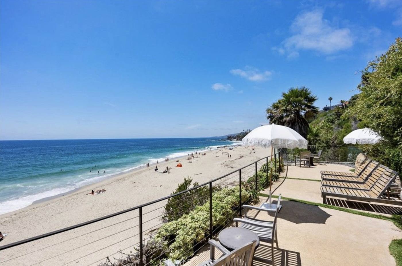 Beach terrace view